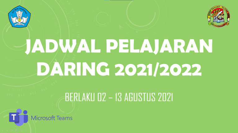 Jadwal Pelajaran Daring 2021/2022