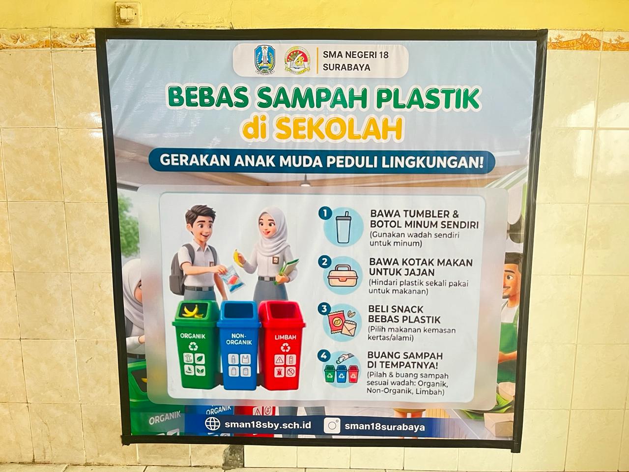 Gerakan Anak Muda Peduli Lingkungan: SMAN 18 Surabaya Terapkan Program Bebas Sampah Plastik 